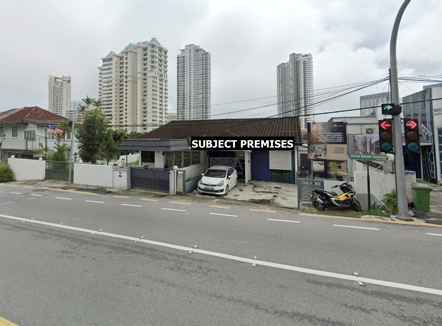 A Single-Storey Semi-D on Jalan Mount Erskine in Tanjung Tokong.